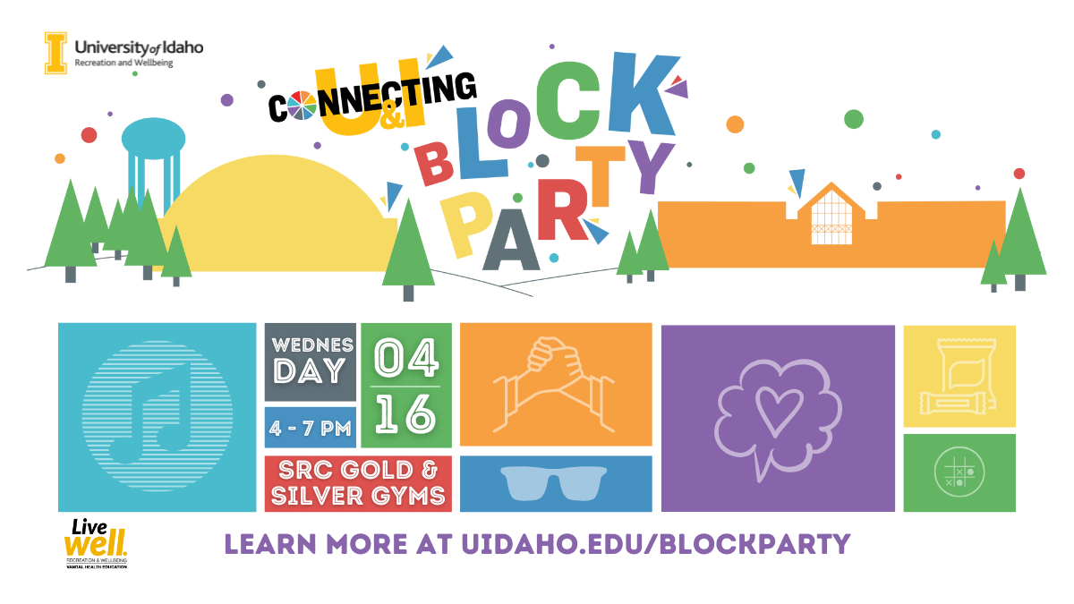 Connecting U & I Block Party from 4-7 p.m. on Wednesday, April 16, 2025