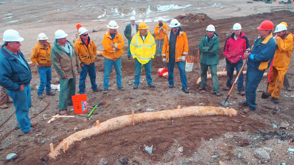 The Panhandle SEEP program on a field project.